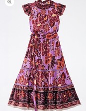 FARM RIO viscose “Sweet Floral MIDI Dress” size XS and XL. New with tags!