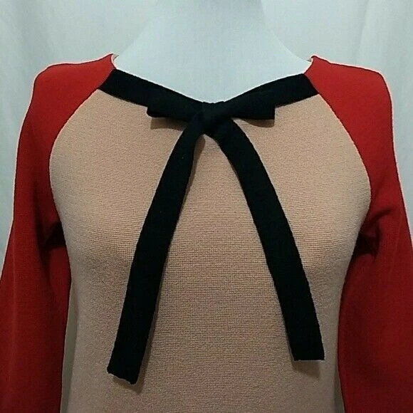 Moschino Vestito Maglione Donna Economico e Chic Blocco 4 Colori Lana Vergine Italia