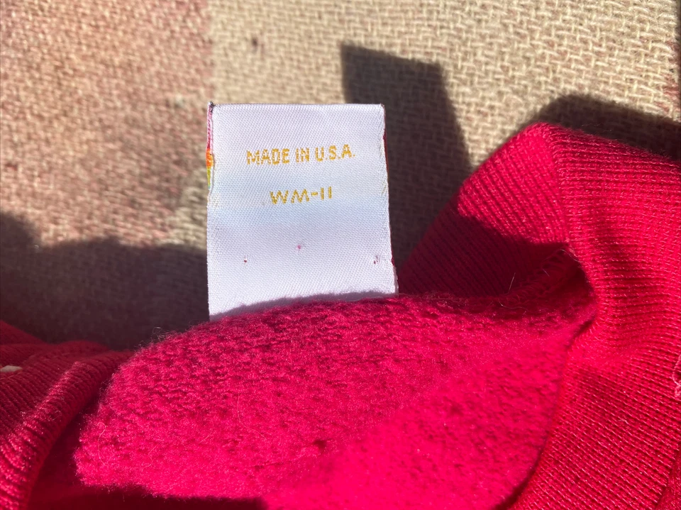 Sudadera de Colección Años 70 Wrangler Raglán Cuello en V Gaviota Rosa Pequeña Foto 4 de 4