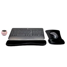 New Logitech MK540 Advanced Keyboard/Mouse Set + Mini Speaker, Wrist/Mouse Pads