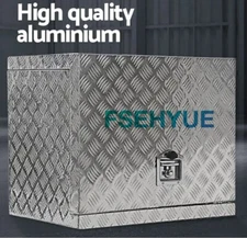 30X20X22"Aluminum Tool box Generator Tool Storage Caravan Ute Trailer Pickup RV