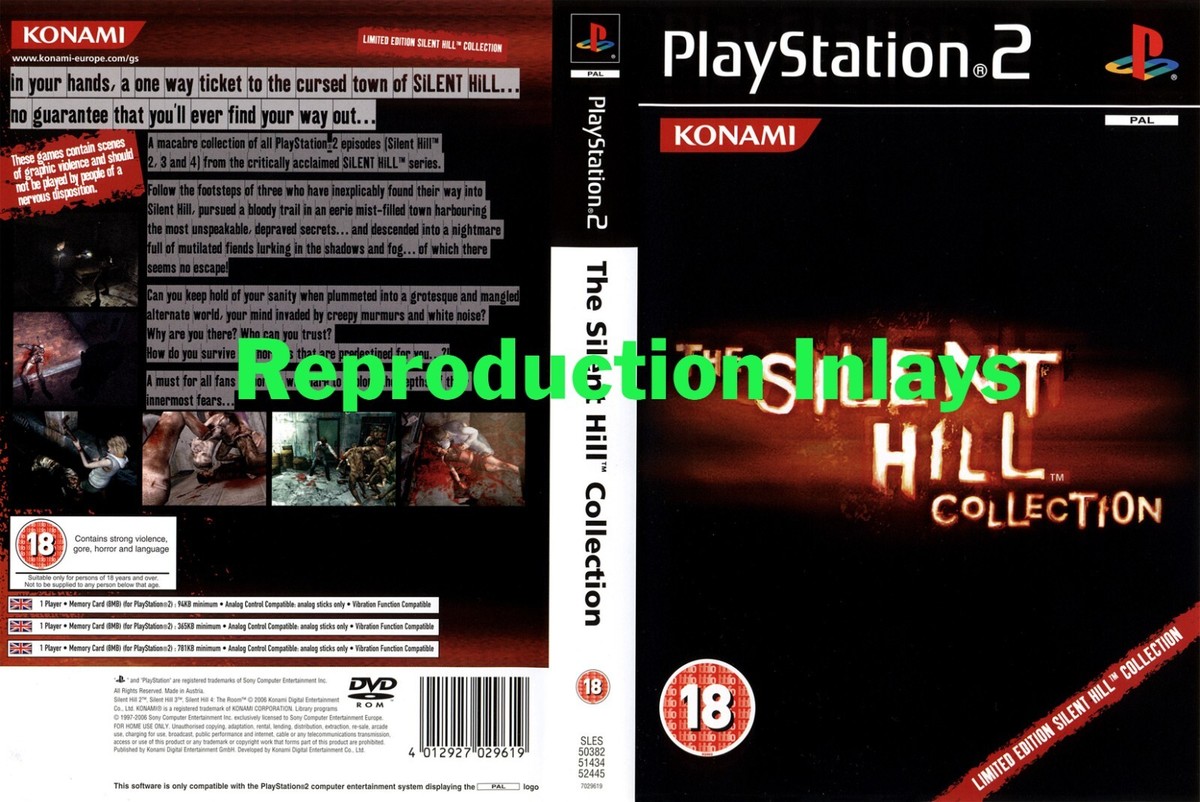 Silent Hill Collection PS2 Inlay Only Artwork | eBay UK