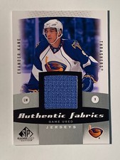 2011-12 SP Game Used Authentic Fabrics Jerseys EVANDER KANE Oilers Card# AF-EK