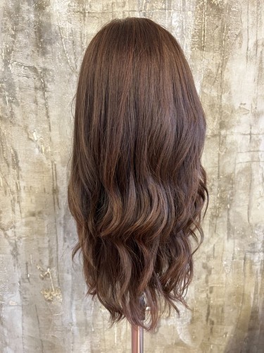 100% EUROPEAN PROCESSED HUMAN HAIR 22'' BROWN - Picture 3 of 5