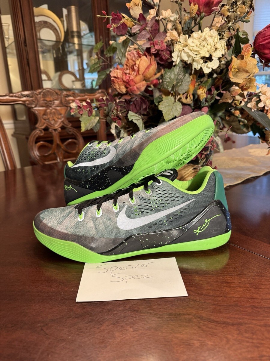 NIKE Kobe IX Gorge Green Premium 2014 Men Size 12 Basketball