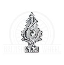 Chrome Engraved Little Tree Rearview Mirror Hanging Accessory For Lowriders