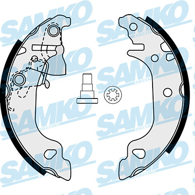 SAMKO 87920 Brake Shoe Set for FIAT,ZASTAVA