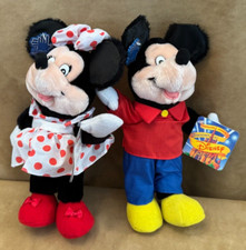 Applause Minnie Mickey Mouse Vintage The Enchantment of Disney plush pair set