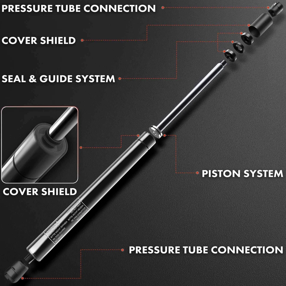 Soporte de elevación 2 piezas para capó delantero Mercedes-Benz Maybach S550 S560 S450 S63 AMG Foto 4 de 4