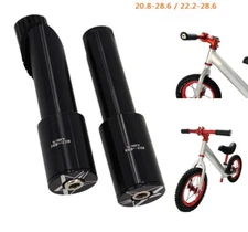20.8/22.2 to 28.6mm Bicycle stem fork adapter Rod Balance Bike Scooter Converter