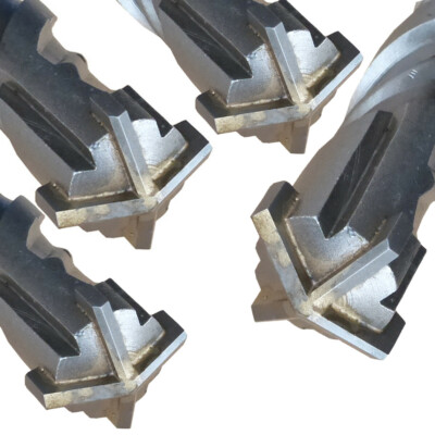SDS PLUS oder SDS MAX Hammerbohrer Betonbohrer mit Krezschneide Quadro X Ø4-40mm