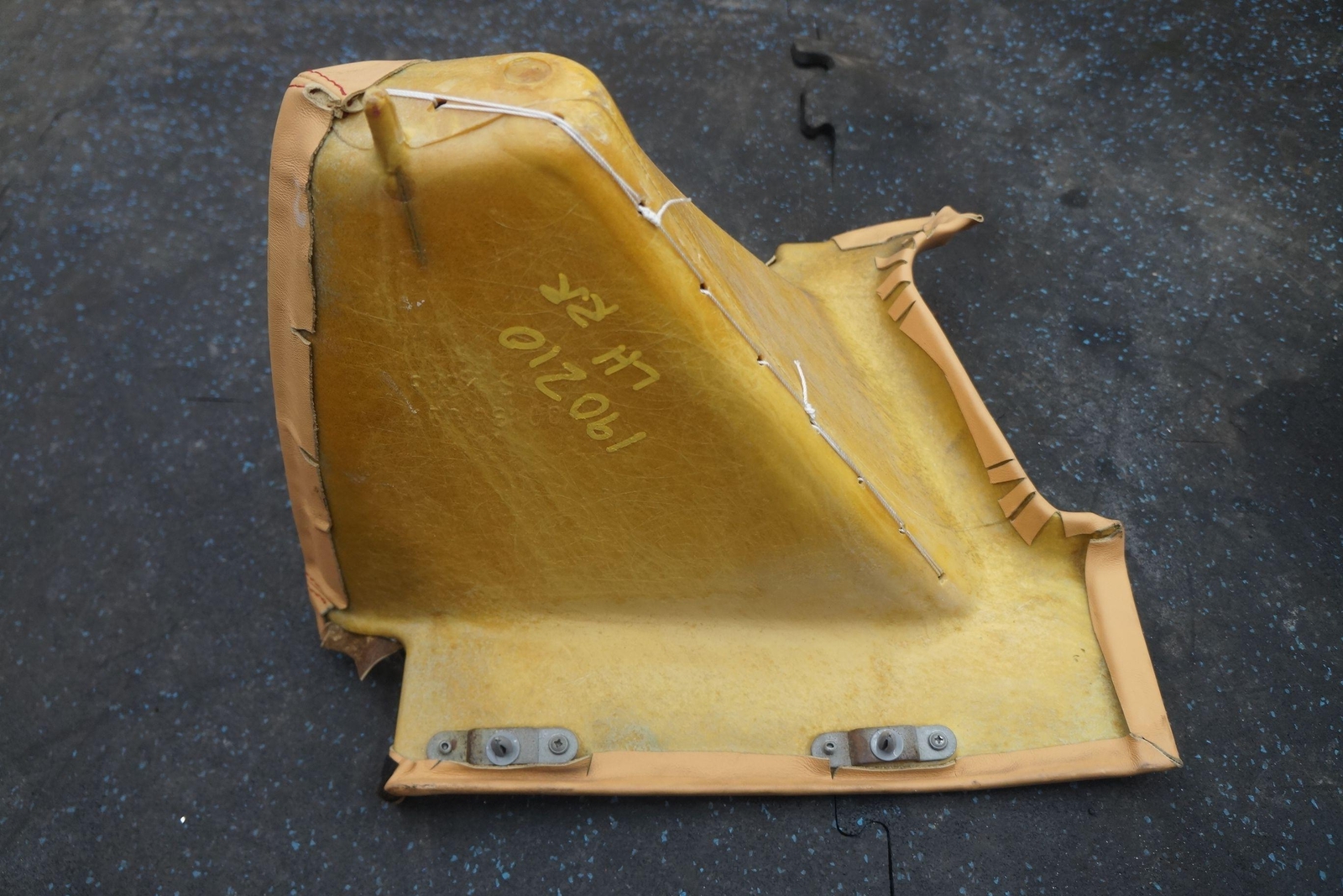 Rear Left Interior Quarter Window Cover Red Stitch 63581000 OEM Ferrari 360 2001