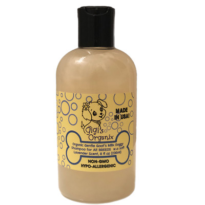 Gigi's Organix ORGANIC Goat's Milk Doggy Shampoo w. Soft Lavender Scent