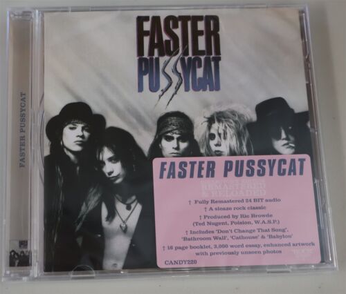 Faster Pussycat self titled 1987 CD new Rock Candy Records Reissue s/t same