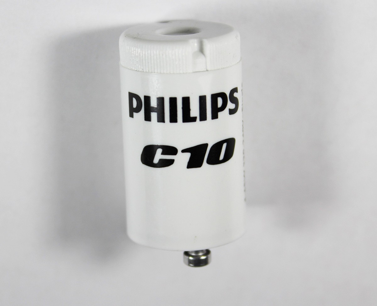 10 Starters Neon ST111 4-65W 220-240V - Pour Tubes Fluorescents - Démarrage Individuel