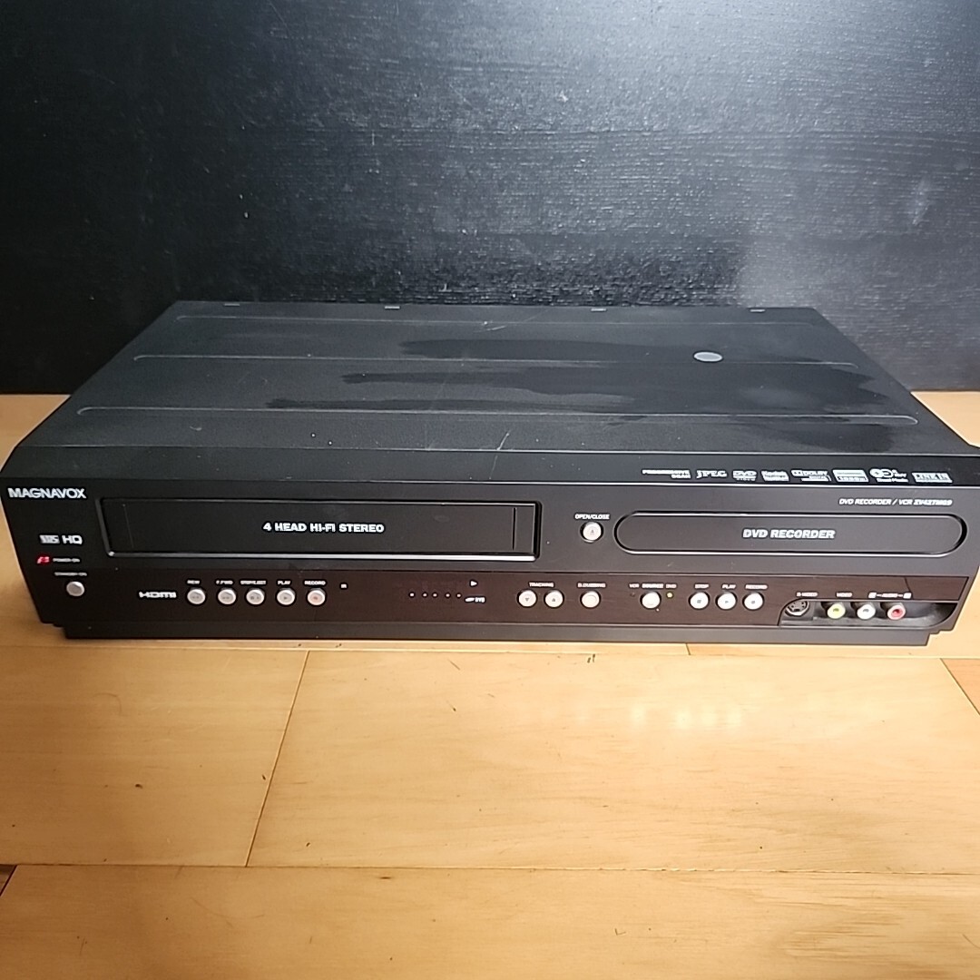 Magnavox ZV457MG9 A VCR/DVD HDMI Recorder Combo Tested No Remote Free