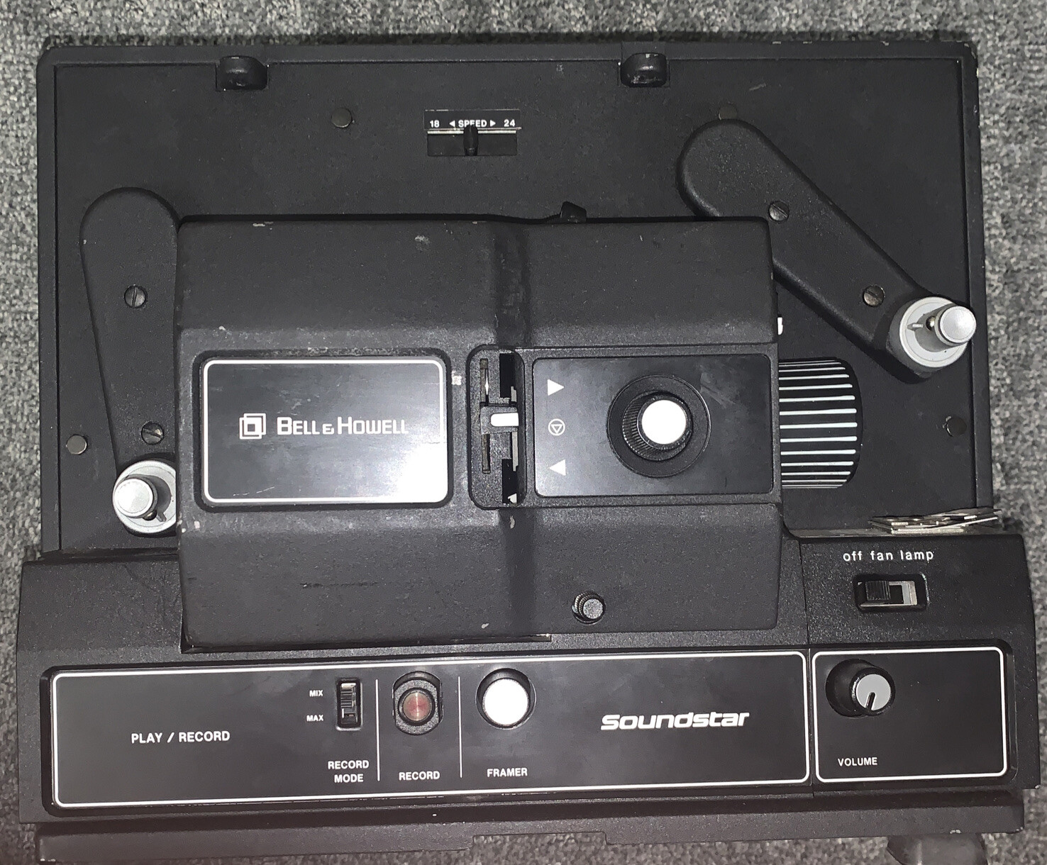 Bell & Howell Soundstar Super 8 Movie Reel Projector Tested Read desc