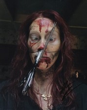 ALYSSA SUTHERLAND signed autograph 20x25cm EVIL DEAD in person autograph COA