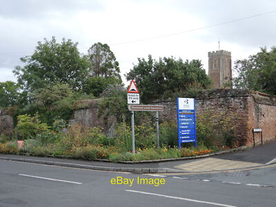 Photo 12x8 Colour outside the wall Cannington The ancient priory site exte c2021