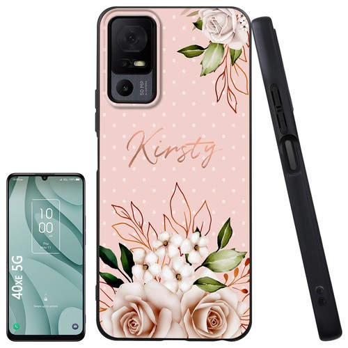 Rubber Shockproof Case Personalised Phone Cover Case For TCL 505 50 40 30 SE 501 - Zdjęcie 28 z 44