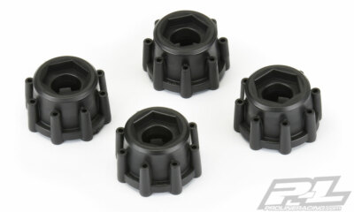 Proline 6345-00 8x32 to 17mm Hex Adapters for 8x32 3.8'' Wheels (4)