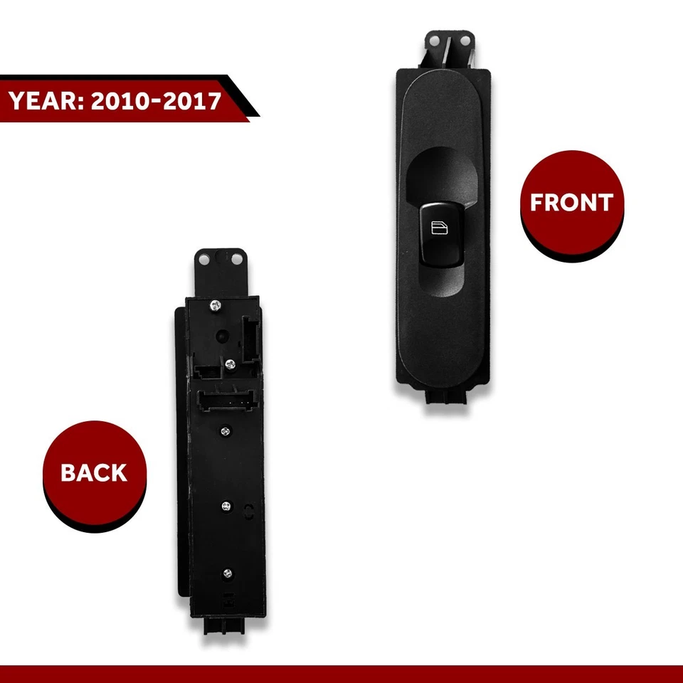 Interruptor ventana consola botón eléctrico lado derecho mercedes sprinter 906 2007-2016 Foto 3 de 4