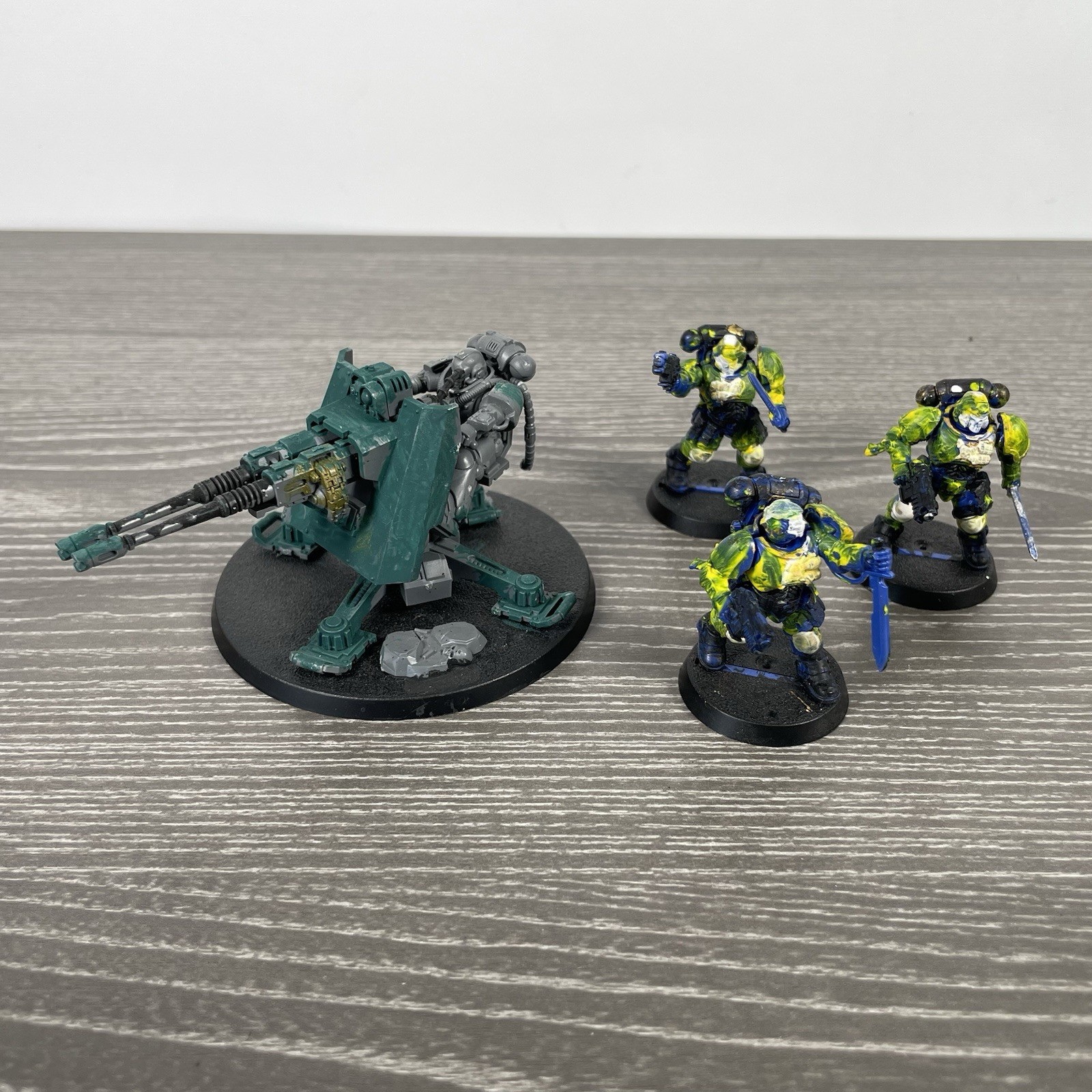Warhammer 40k Space Marines Firestrike Servo-Turret & 3 x Primaris Reivers