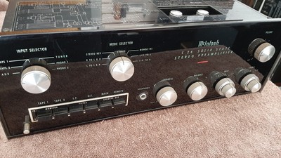 McIntosh C-26 Preamp -Tested - Very Nice Cosmetics 