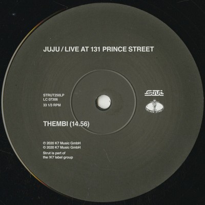 欧LP Juju (9) Live At 131 Prince Street STRUT250LP Strut /00260 Juju – Live At 131 Prince Street – 2 x Vinyl (White, LP