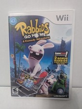Rabbids Go Home A Comedy Adventure Nintendo Wii Complete Cib Tested