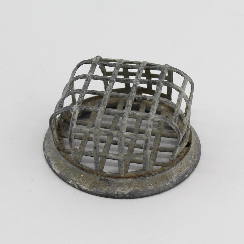 Vintage IDEAL Metal Cage Flower Holder Frog No. 71A