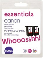 Essentials Canon PG-545XL  & CL-546XL Combo Pack Black & Colour Cartridges