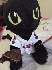 2014 Build A Bear Toothless How To Train Your Dragon Plush with Wings Baseball 