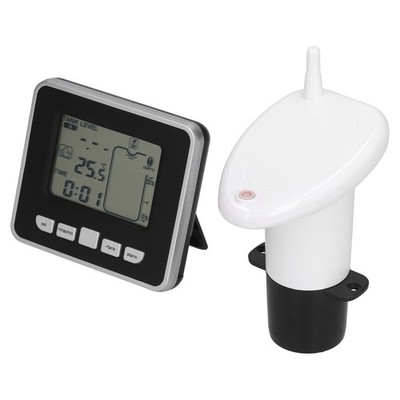 Water Tank Level Meter Ultrasonic Digital Display Depth Gauge Sensor Monitor