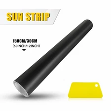 60"x12" Sun Visor Strip Windshield Banner Vinyl Lasting Premium Matte Decal M