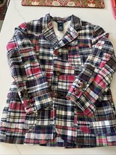 Polo Ralph Lauren Madras Patchwork BOYS Blazer/Sport Coat sz: S 5YRS Preppy