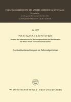 Herwart Opitz | GeräUschuntersuchungen An Zahnradgetrieben | Taschenbuch | 62 S.