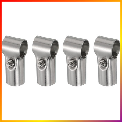T-Pipe Clamp 4 Stück Edelstahl Rohrverbinder Kettenverbindung 25mm Montage