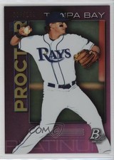 2020 Bowman Platinum Wal-Mart Top Prospects Pink /199 Ford Proctor #TOP-80 10ou