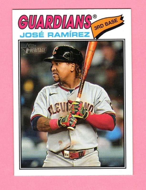 2026 Topps Heritage Jose Ramirez #52 Cleveland Guardians | eBay