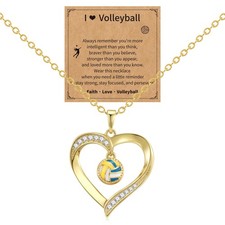 Gifts for Women Softball/Volleyball/Soccer/Basketball/Baseball/Football Neckl...