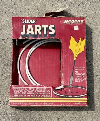 Vtg Regent J @ R T S EMPTY BOX/RING 4 Fins - Ebay Compliant Lawn Game READ DESC!
