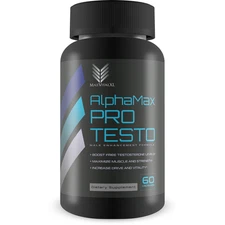 AlphaMaxPro Testo - Testo Male Power Support Formula - Proprietary Blend
