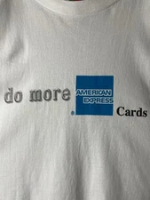 AMERICAN EXPRESS Amex 90S Usa Made Vintage  Corporate Logo T-Shirt