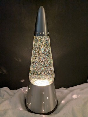 Wizard Lava Glitter Lamp Vintage Long Strand Fast Fluid 32oz Motion Lite OOAK