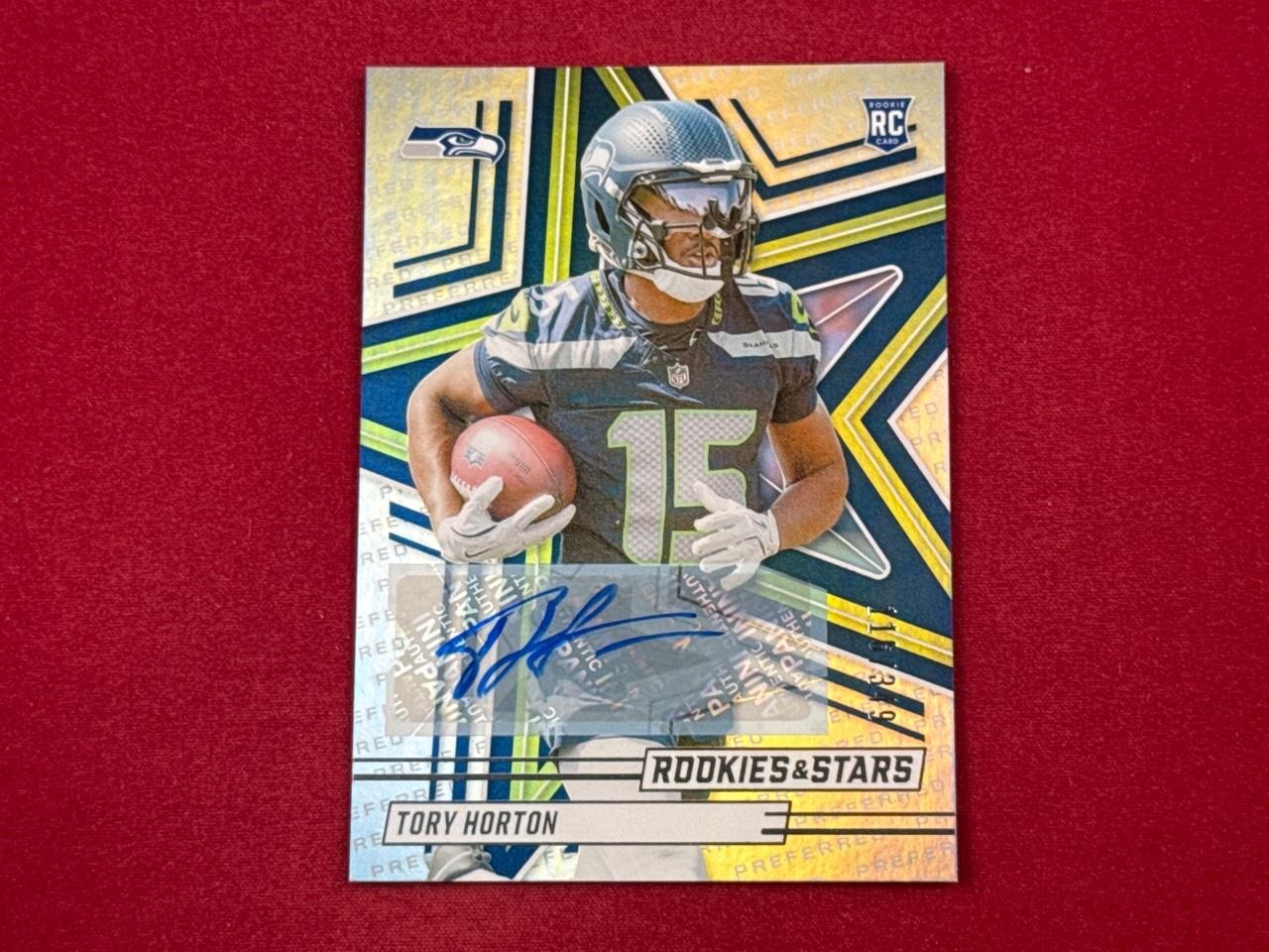 Tory Horton Panini Rookies & Stars #185 Autograph Preferred