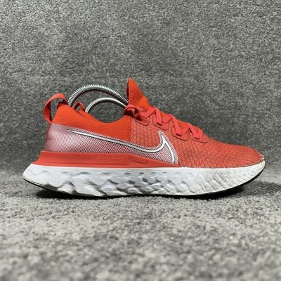 Nike React Infinity Run Flyknit DC2054-600 Women s Sz 10 Chile Red Running Shoes