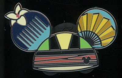 DLR Mulan Earhats Hidden Mickey 2025 Wave B Disney Pin 174817