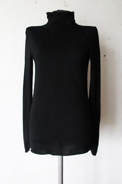 Women By Malene Birger Turtleneck Black Viscose 36