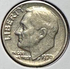 1970 Roosevelt Dime